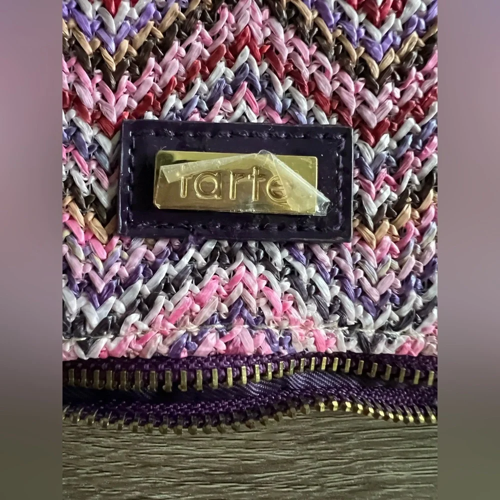 BUNDLE Tarte Amazon Escape Cheek Palette Eyeshadow Pouch
